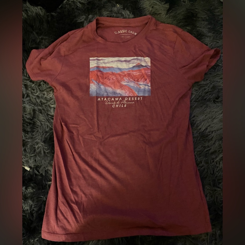 Red short sleeve Tee with cute design
